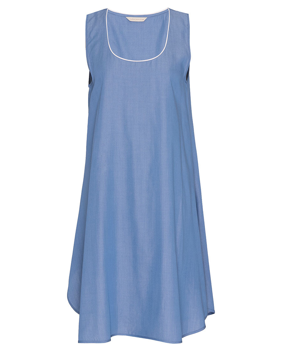 The Denim Edit Womens Chambray Swing Nightdress