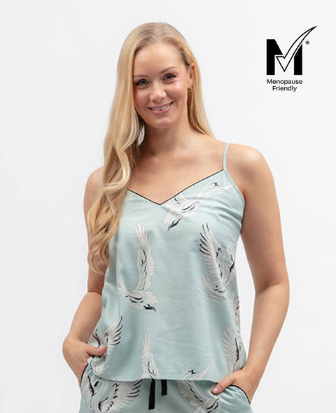 Grace Womens Swan Print Cami