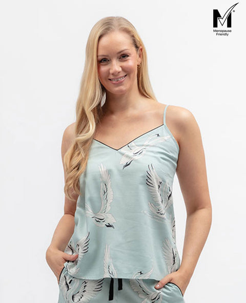 Grace Womens Swan Print Cami