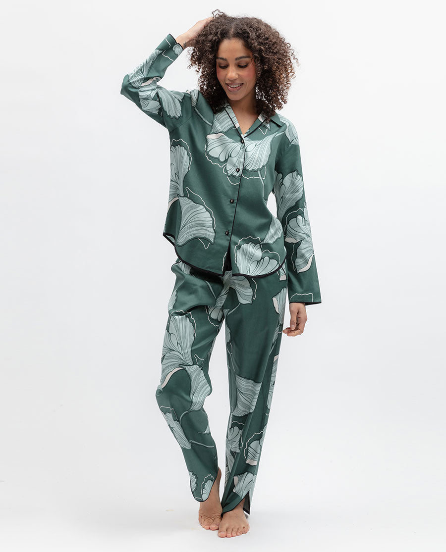 Grace Womens Floral Print Pyjama Set