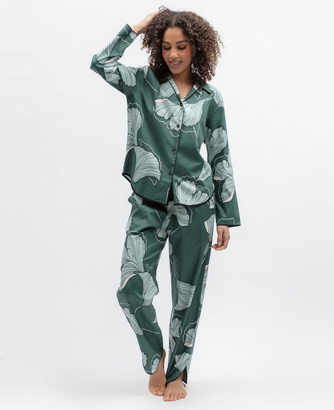 Grace Womens Floral Print Pyjama Set