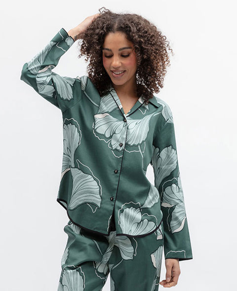 Grace Womens Floral Print Pyjama Top