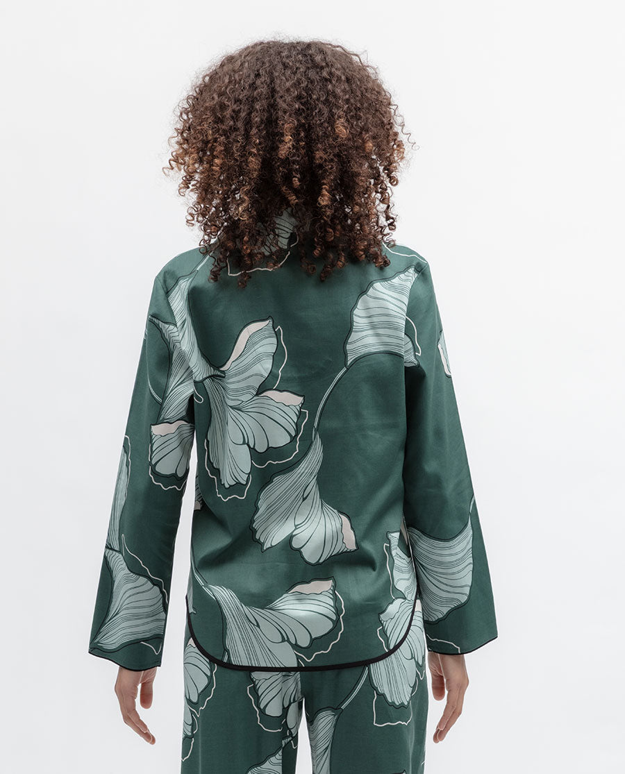 Grace Womens Floral Print Pyjama Top
