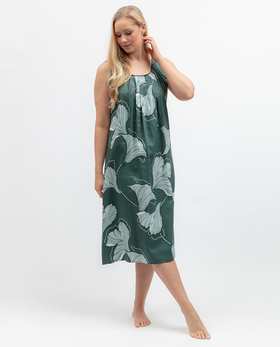 Grace Womens Floral Print Long Nightdress