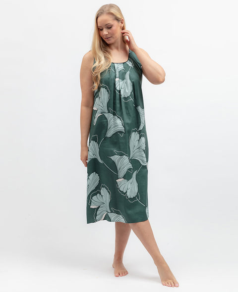 Grace Womens Floral Print Long Nightdress