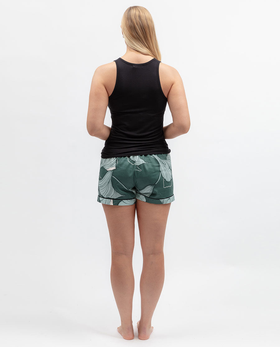 Black Womens Jersey Vest