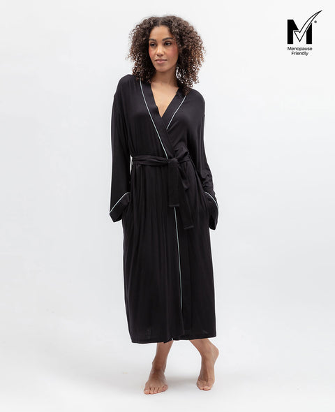 Grace Womens Jersey Long Dressing Gown