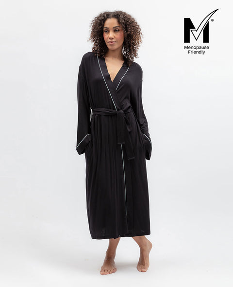 Grace Womens Jersey Long Dressing Gown