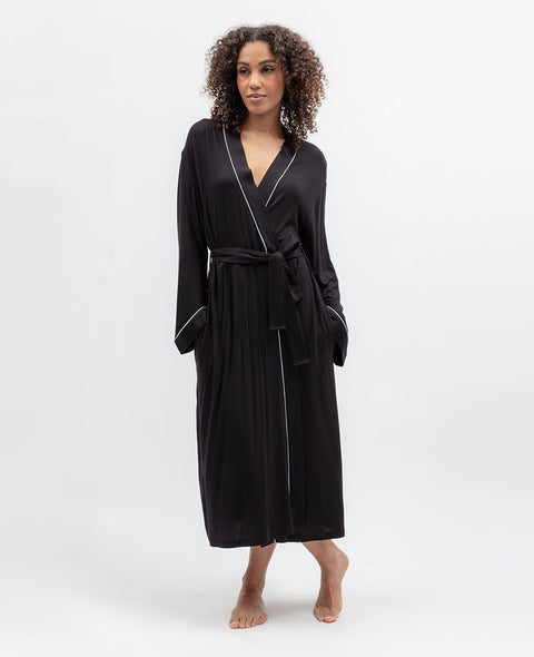 Grace Womens Jersey Long Dressing Gown