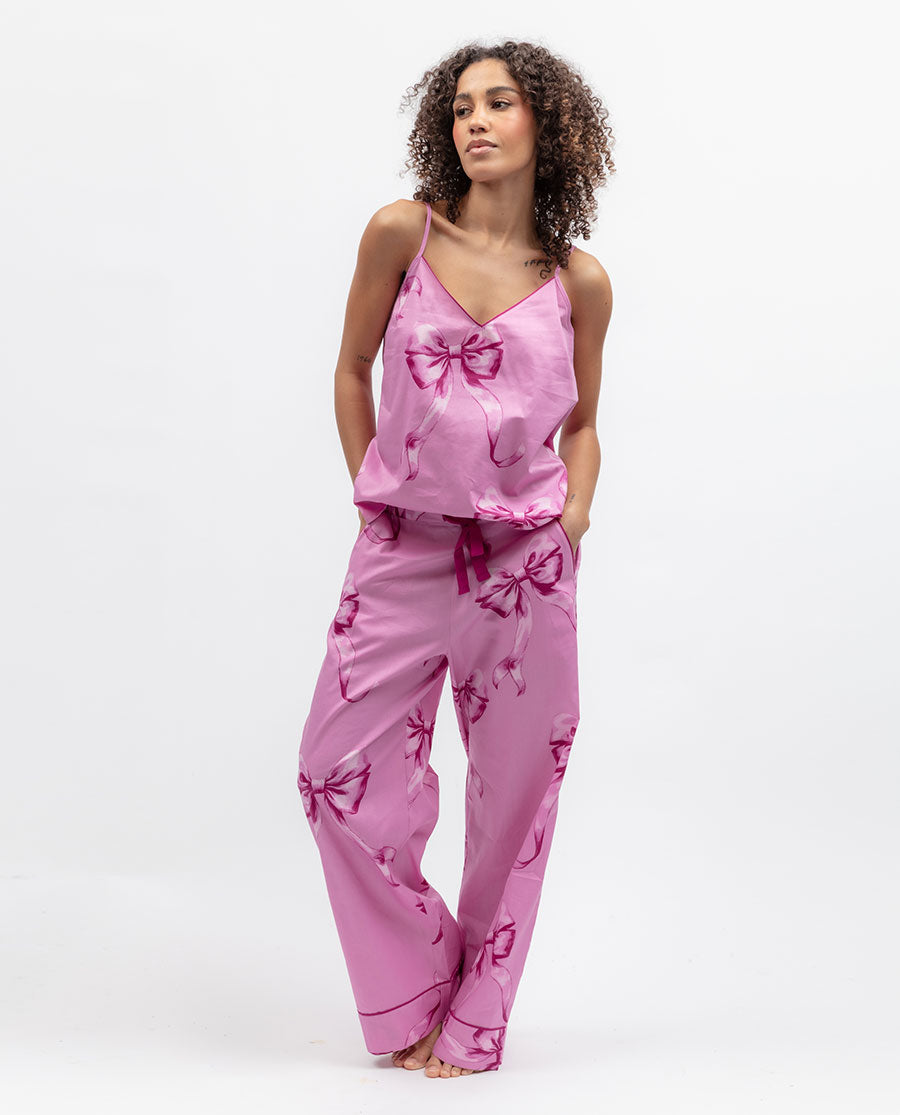 Womens Bow Print Cami