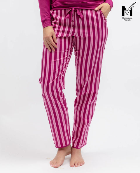 Belle Womens Printed Stripe Pyjama Bottoms