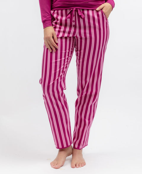 Belle Womens Printed Stripe Pyjama Bottoms