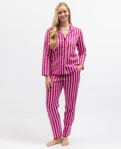 Belle Womens Printed Stripe Pyjama Bottoms