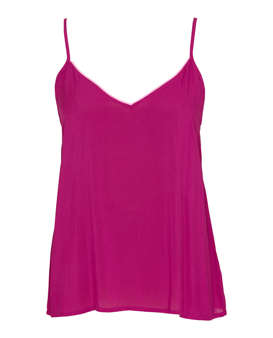 Womens Pink Modal Cami