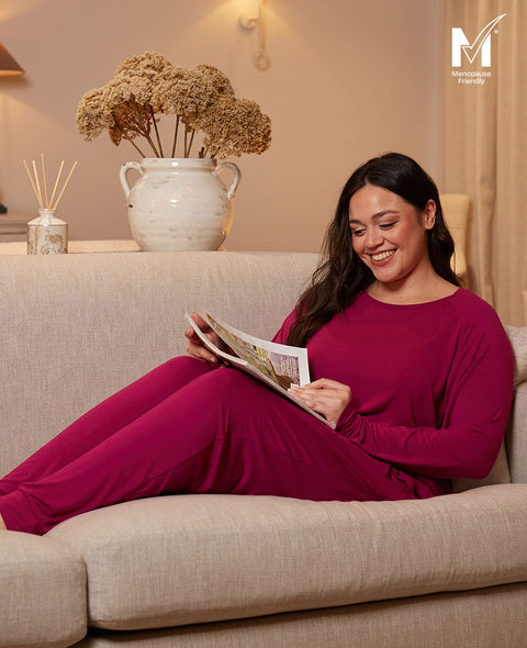 Belle Womens Slouch Jersey Pyjama Set