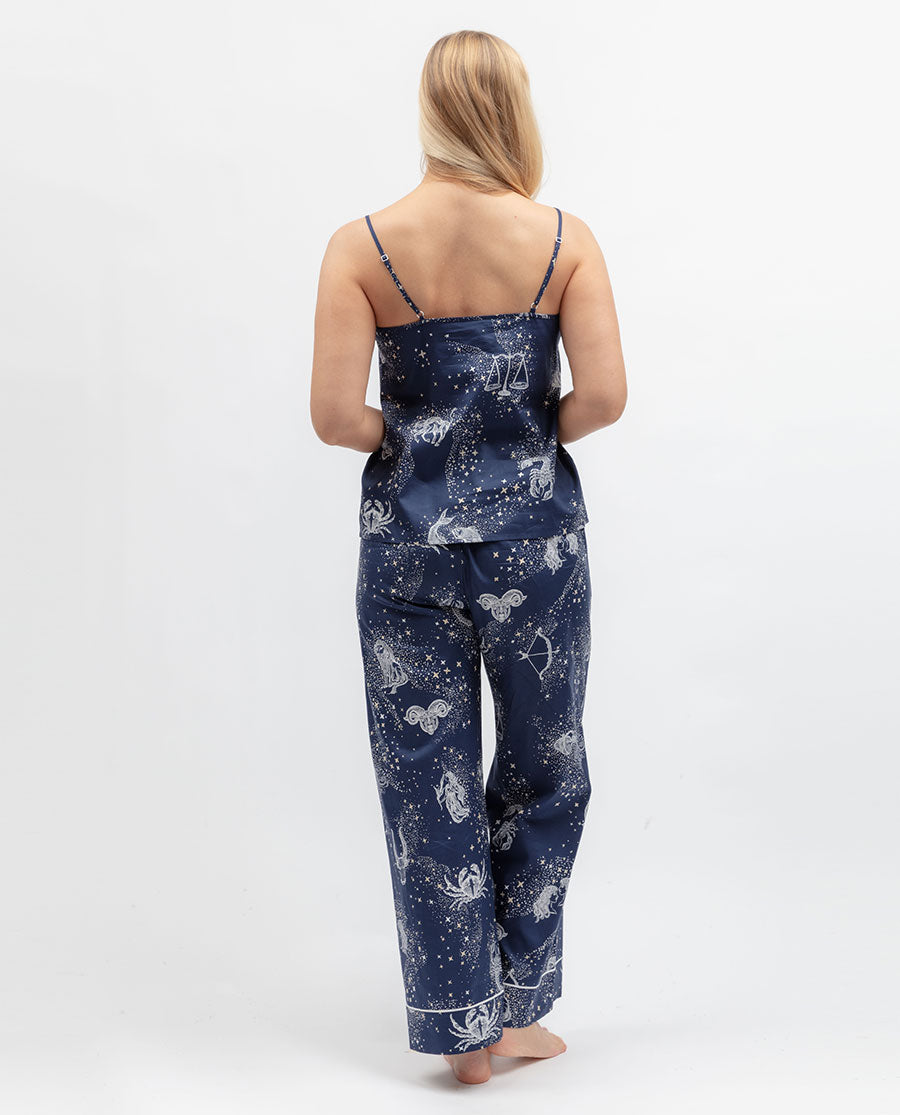 Celestial Nights Womens Zodiac Print Cami