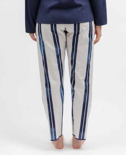 Celestial Nights Womens Printed Stripe Pyjama Bottoms
