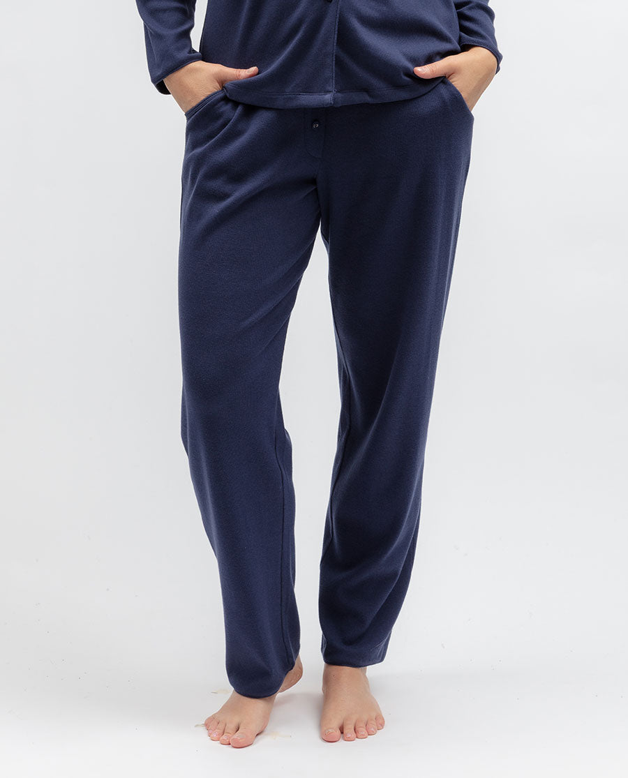 Celestial Nights Womens Ribbed Jersey Pyjama Bottoms