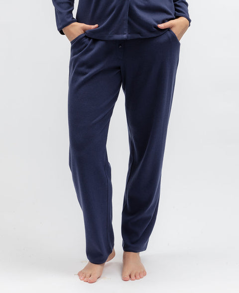 Celestial Nights Womens Ribbed Jersey Pyjama Bottoms