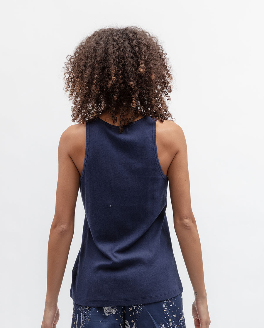 Celestial Nights Womens Ribbed Jersey Vest