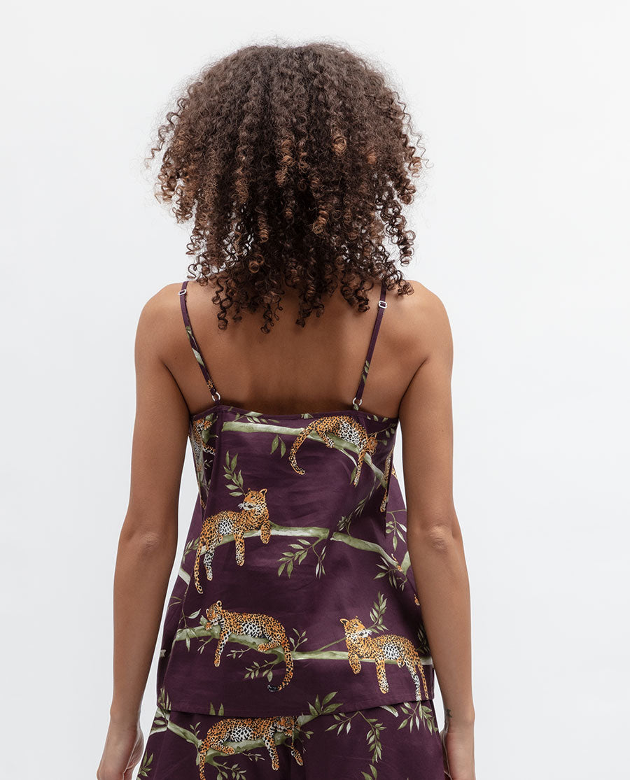 Wild Slumber Womens Leopard Print Cami