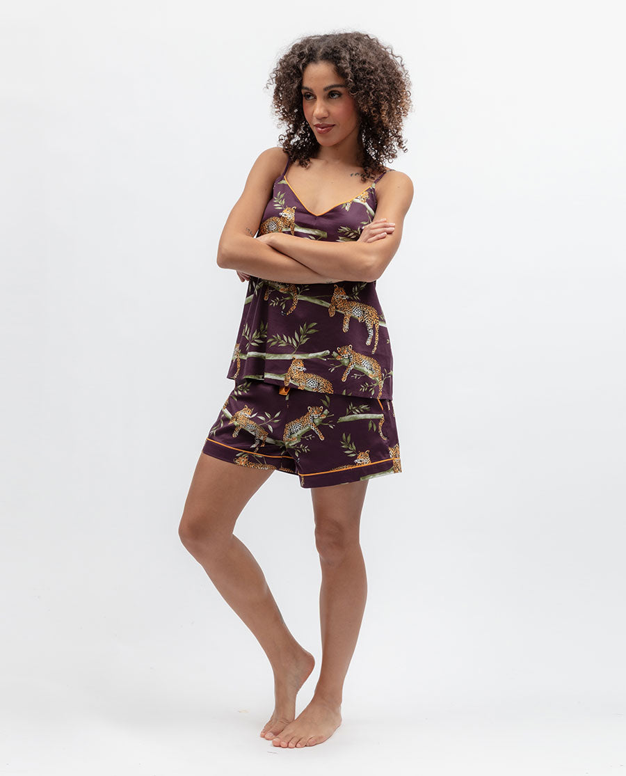 Wild Slumber Womens Leopard Print Cami