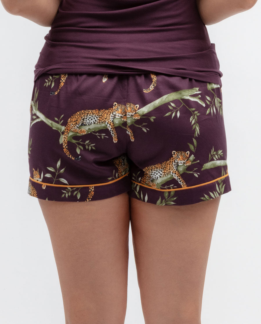 Wild Slumber Womens Leopard Print Shorts