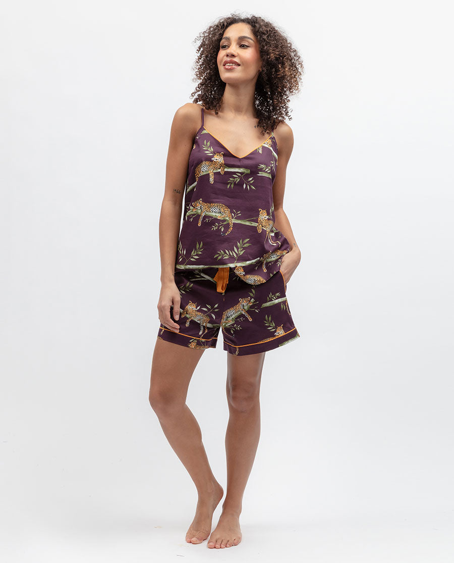 Wild Slumber Womens Leopard Print Shorts