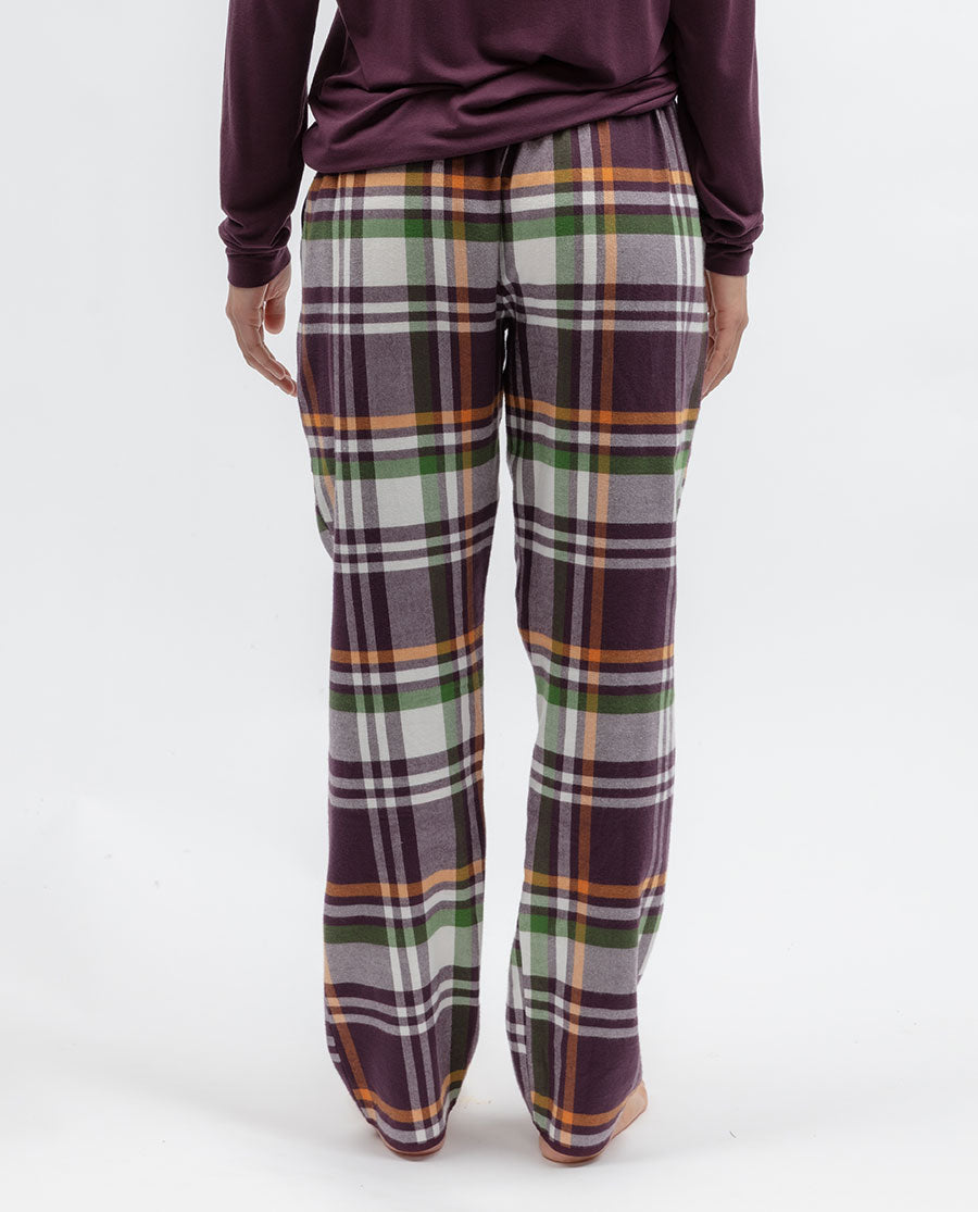 Wild Slumber Womens Lightly Brushed Check Pyjama Bottoms