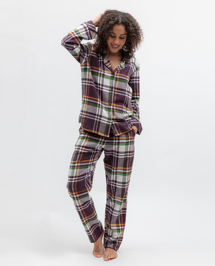Wild Slumber Womens Lightly Brushed Check Pyjama Bottoms