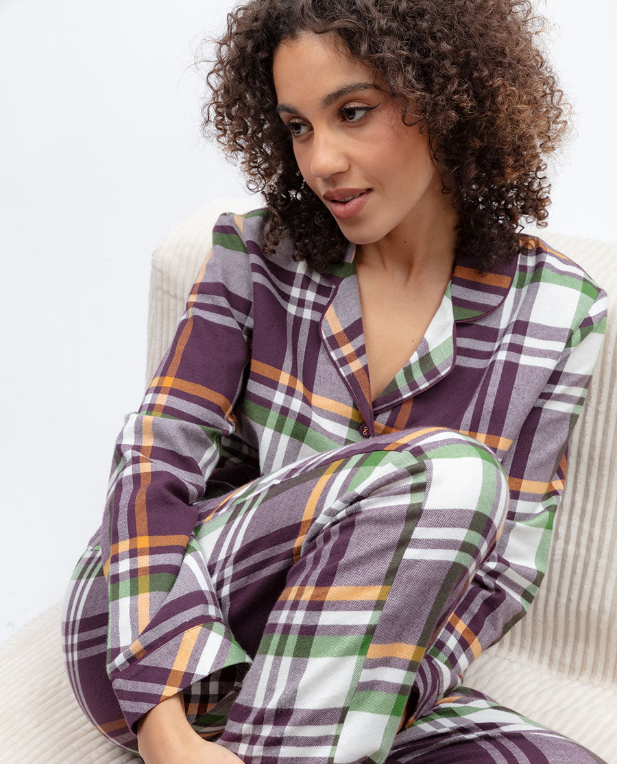 Wild Slumber Womens Lightly Brushed Check Pyjama Bottoms