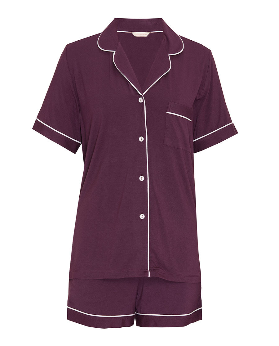 Wild Slumber Womens Revere Jersey Shorty Set