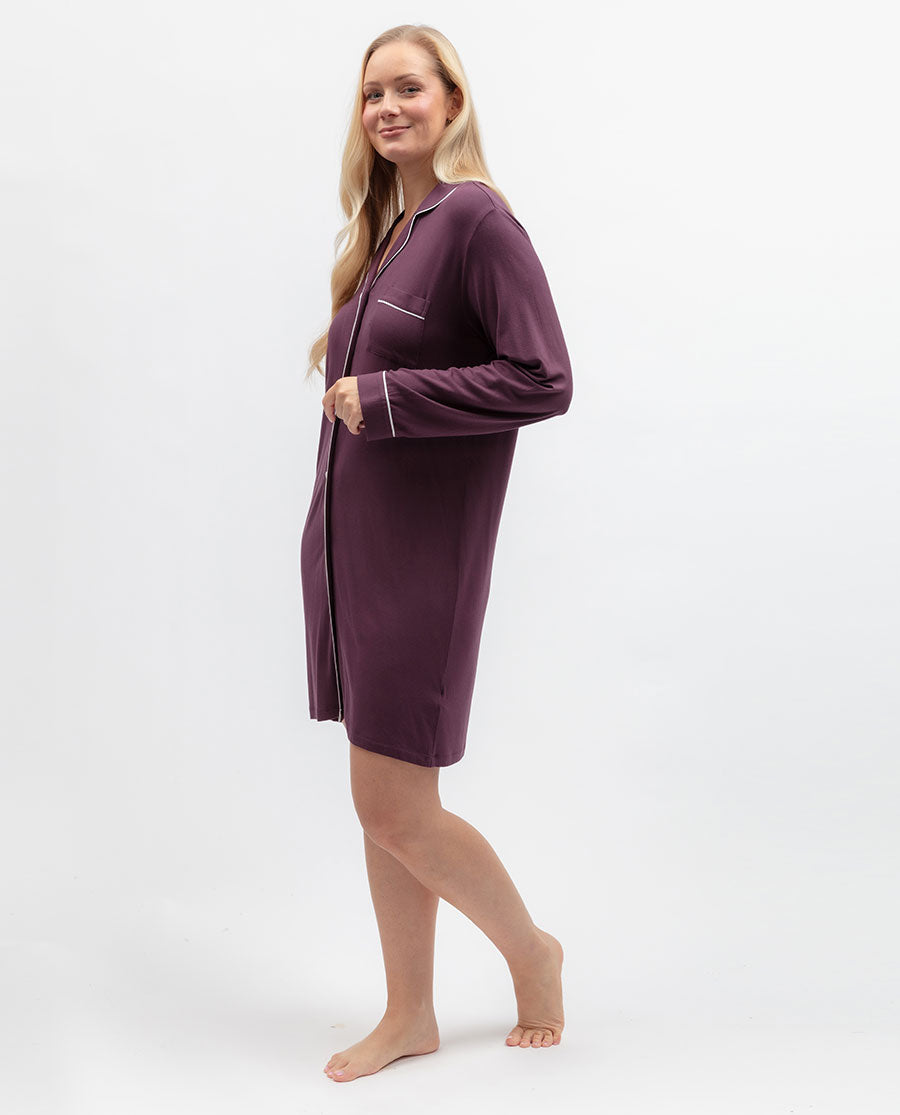 Wild Slumber Womens Revere Jersey Nightshirt