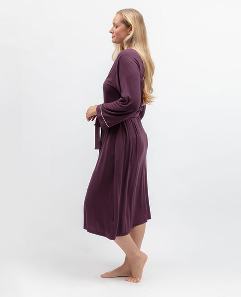 Wild Slumber Womens Jersey Long Dressing Gown