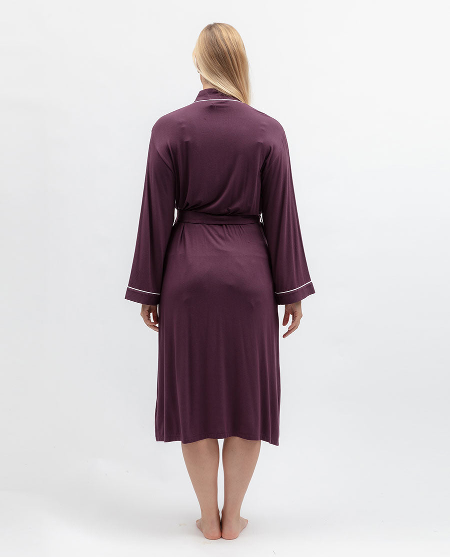 Wild Slumber Womens Jersey Long Dressing Gown