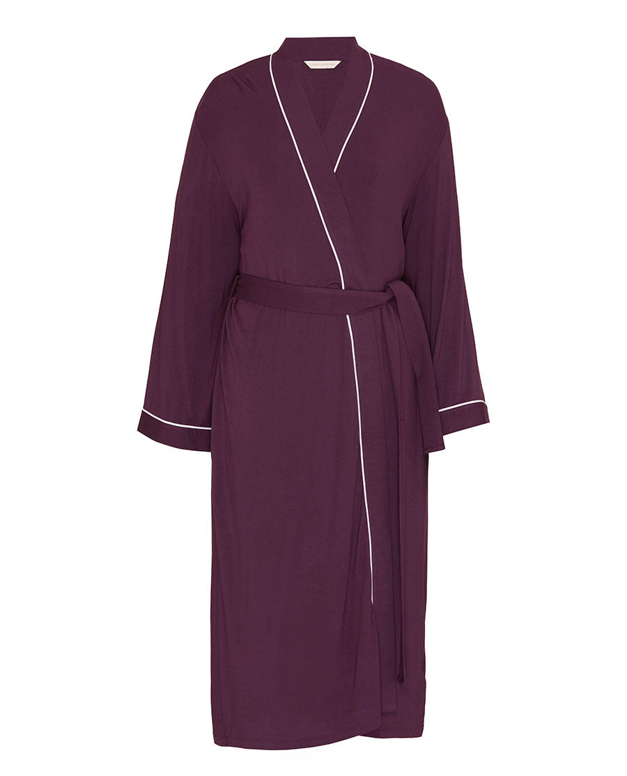 Wild Slumber Womens Jersey Long Dressing Gown