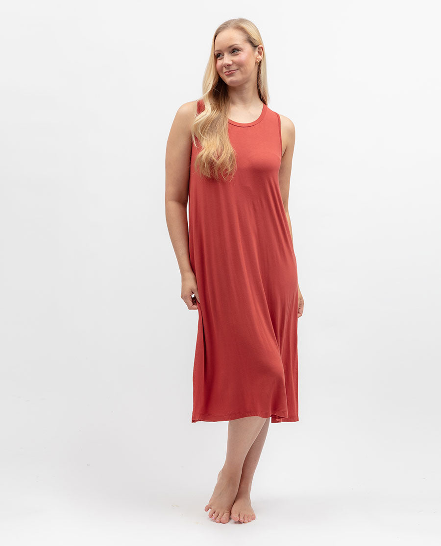 Pumpkin Spice Womes Jersey Long Nightdress