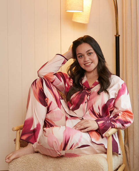 Blush Botanica Womens Floral Print Pyjama Set
