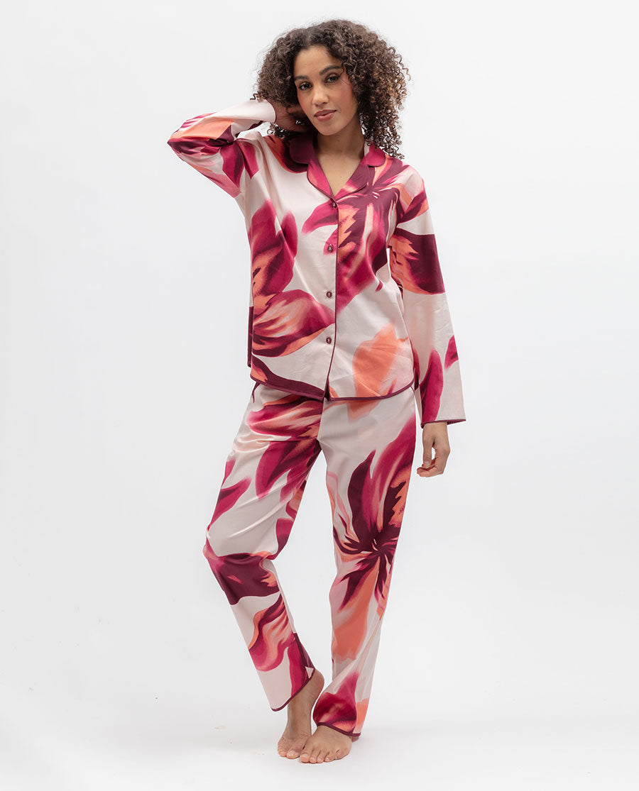 Blush Botanica Womens Floral Print Pyjama Set