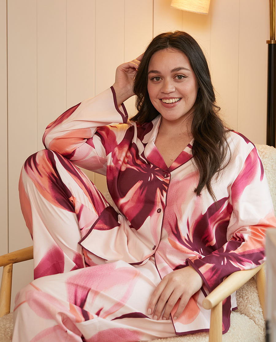 Blush Botanica Womens Floral Print Pyjama Top