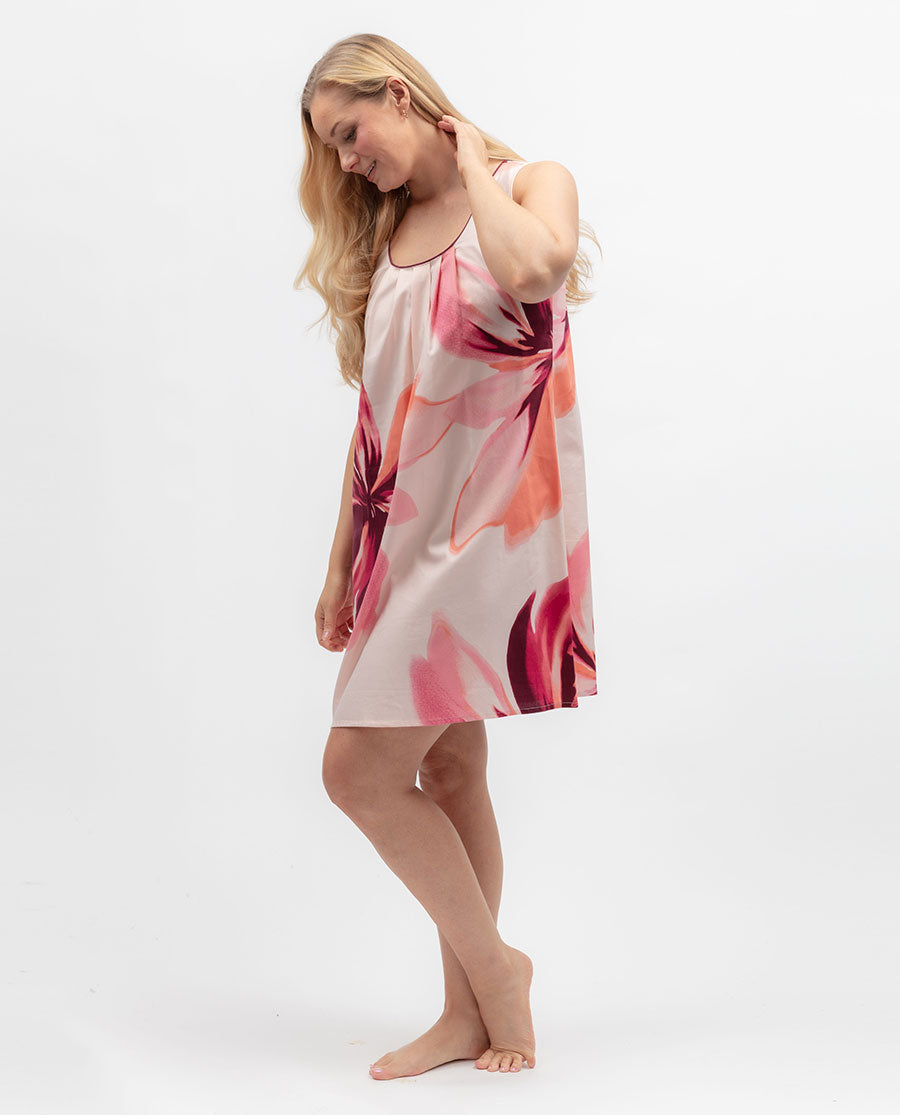 Blush Botanica Womens Floral Print Short Nightdress