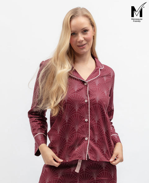 Blush Botanica Womens Geo Print Pyjama Top