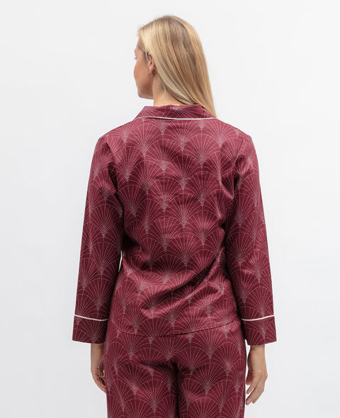 Blush Botanica Womens Geo Print Pyjama Top