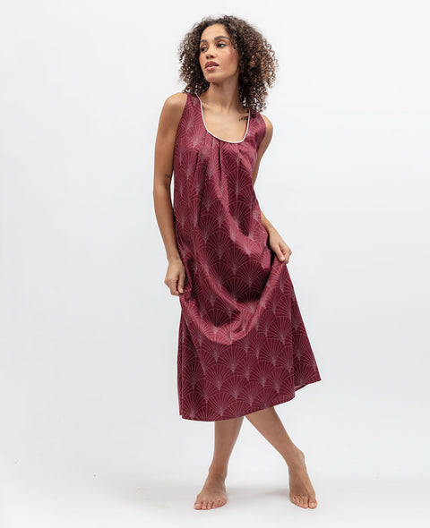 Blush Botanica Womens Geo Print Long Nightdress