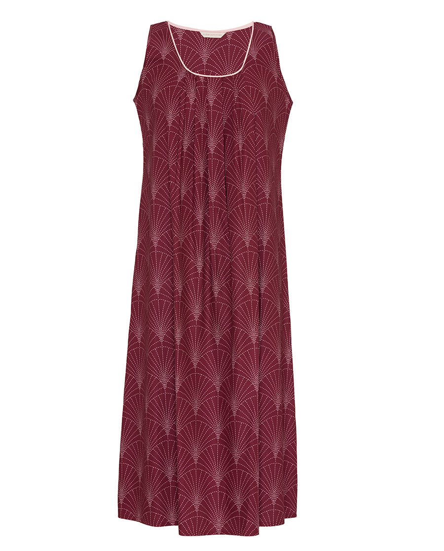 Womens Geo Print Long Nightdress