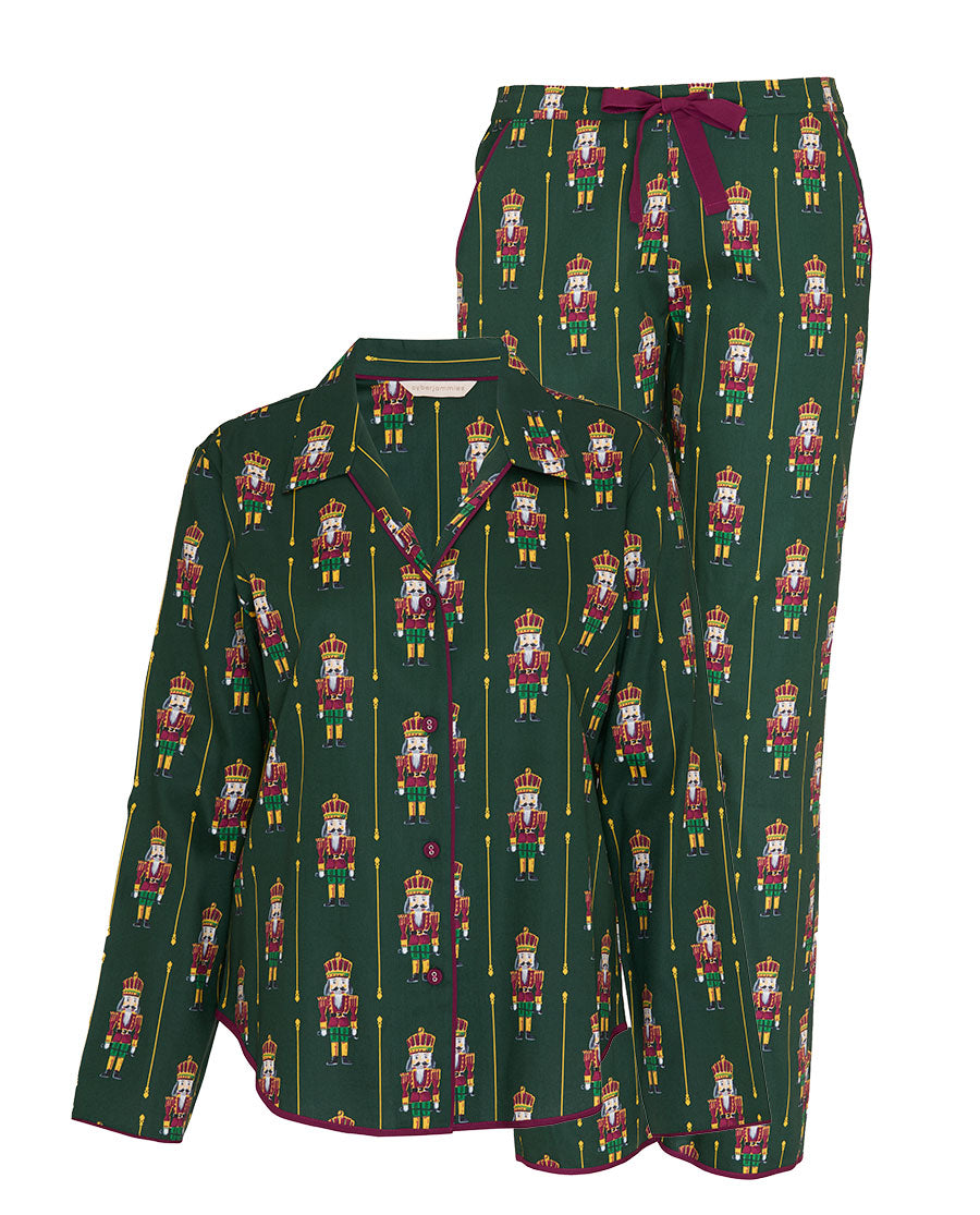 Womens Nutcracker Print Pyjama Set