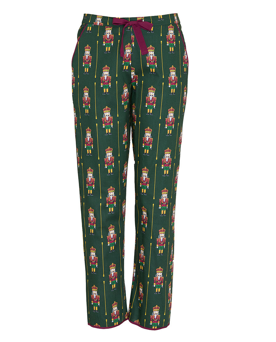 Womens Nutcracker Print Pyjama Bottoms