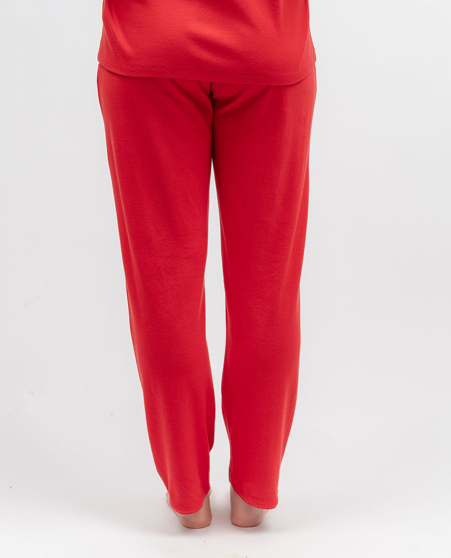 Womens Ribbed Jersey Pyjama Bottoms