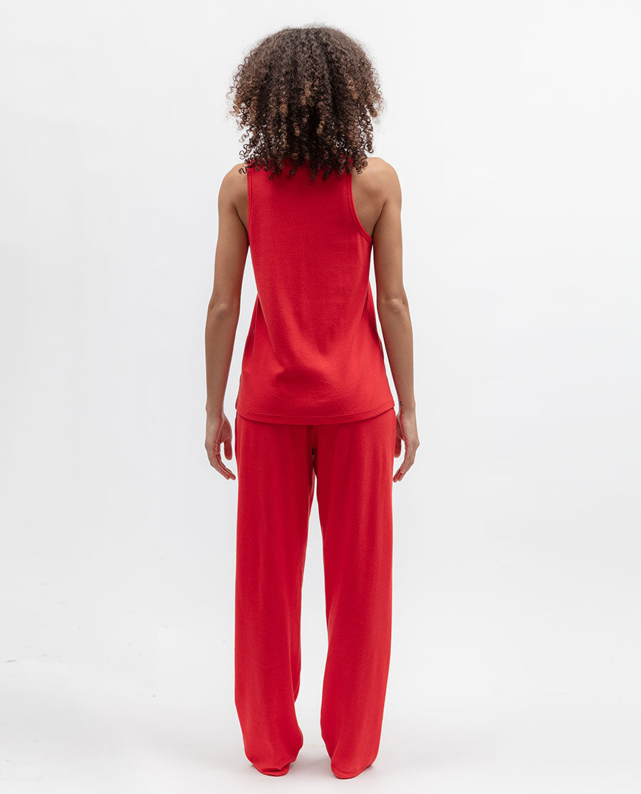 Womens Ribbed Jersey Vest