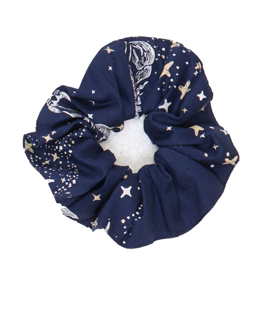 Celestial Nights Zodiac Print Scrunchie